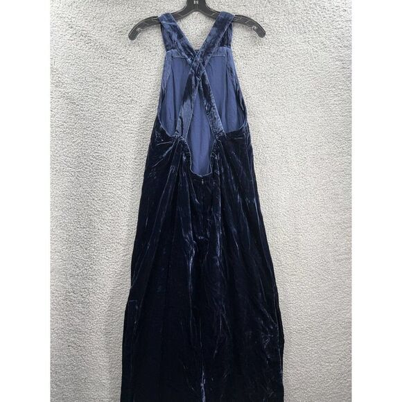 Anthropologie Velvet Purple Midi Dress Size Medium - Picture 6 of 12